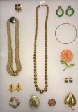 Assorted Signed and Unsigned Costume Jewelry