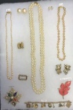 Assorted Signed and Unsigned Costume Jewelry