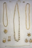 Assorted Signed and Unsigned Costume Jewelry