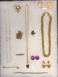 Assorted Signed and Unsigned Costume Jewelry