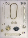 Assorted Signed and Unsigned Costume Jewelry