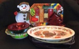 (18) Assorted Assorted Plastic Thanksgiving ,