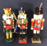 (3) Nutcrackers (Blue Nutcracker is missing part