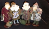 (4) Old World Santas