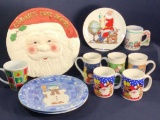 (11) Assorted Christmas Glassware: Cookies for