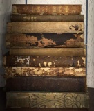 (9) Antique Books--19th Century