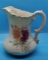 Antique La Belle China Pitcher by Wheeling Pottery