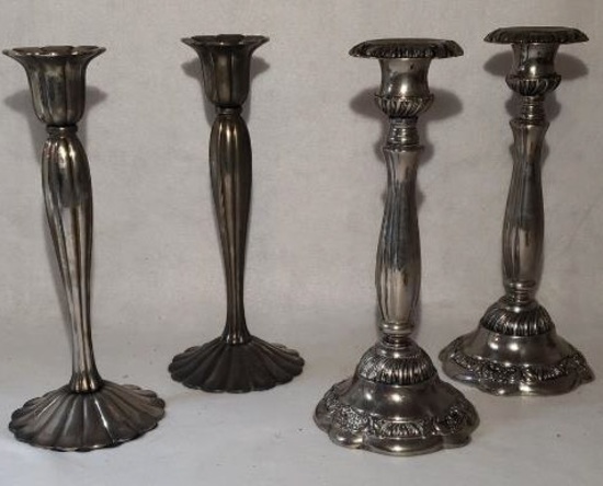 (2) Pairs of Godinger Candlesticks