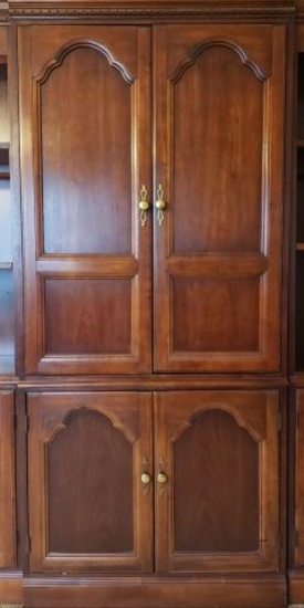 Wood Media Cabinet with 4 Doors (Great Project)