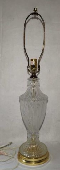 Crystal Lamp 29" Tall
