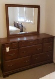 8-Drawer Dresser w/Mirror