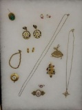 Assorted Costume Jewelry: Monet, Sarah Coventry,