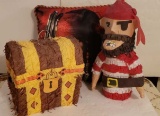 Pirate Pillow & (2) Piñatas