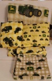 Twin Size John Deere Themed Bedding: Sheet Set,