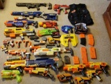 Assorted Nerf Guns and Accessories