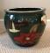 Hand Painted Porcelain Fish Bowl Planter, 12