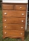 Maple Chest of Drawers—30’’ x 18 1/8’’, 46 1/2’’