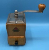 Vintage Diennes Mokka German Wooden Coffee