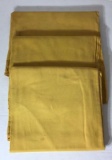 (3) Gold Linen Tablecloths--100