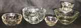 Assorted Glassware: Vintage Anchor Hocking Chip