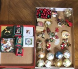 Assorted Christmas Ornaments including Hallmark