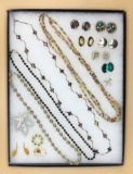 Assorted Costume Jewelry including Gold Filled Brooch