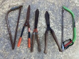 Assorted Long Handled Yard Tools