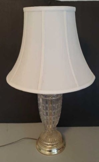Crystal Lamp 27" Tall