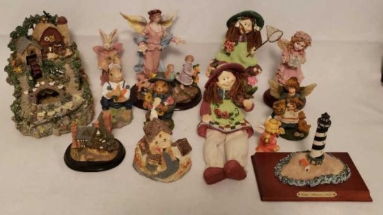 Assorted Resin Figurines