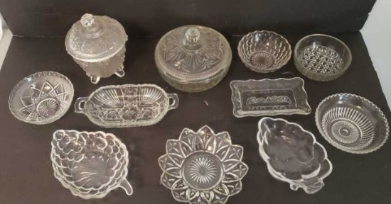 Assorted Candy Dishes & Tidbit Dishes