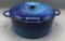 Cast Iron Enameled Covered Dutch Oven--Made in