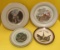 (4) Decorative Plates: Turbenthal Souvenir