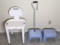 Plastic Shower Seat, (2) Plastic Step Stools,