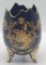 Black Porcelain Egg with Gold Gilding by Limoges