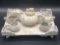 Vintage Chinese Carved Stone Dragon Small Tea S