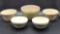 (5) Pottery Bowls: 7 1/2” Unmarked Bowl, (2) 6”