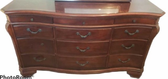 Triple Dresser with Mirror - 68" x 20 1/2",