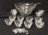 Punch Bowl and (12) Cups