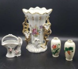 Assorted Decorative Vases: Including 10”