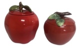 Apple Cookie Jar & Apple Canister