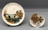 (2) Small Decorative Duck Plates Including: