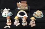Assorted Noah’s Ark and Angel Figurines: P