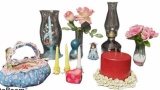 Assorted Knick Knacks Including; Kerosene Lamp,