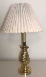 Solid Brass Table Lamp - 18 1/2