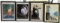 (4) Vintage Framed Vogue Magazine Covers Reprints-
