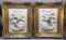 (2) Meissen Art Bisque Figural Plaques in Ornate