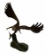 Bronze Eagle Figurine by Ronald Van Ruyckevelt “