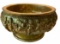 Footed Bowl with Cherubs in Relief - 12” D x 8” H