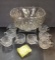 Williamsport Punch Bowl, (8) Punch Cups, (8) Hooks