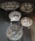 Assorted Glass Candy Dishes and (1) 2-Part Dish